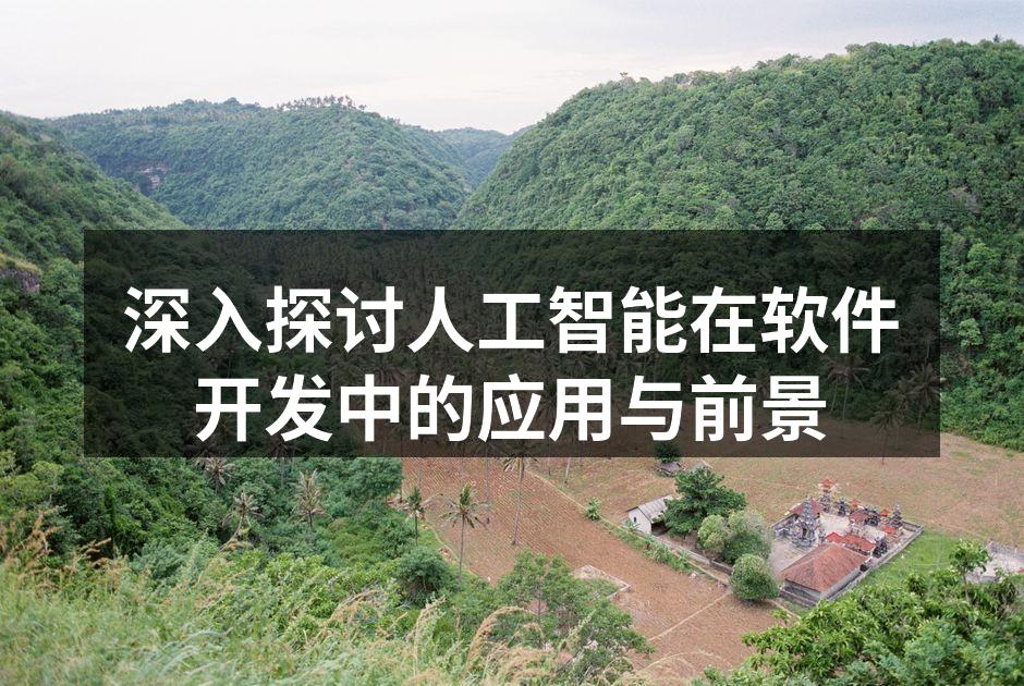 深入探讨人工智能在软件开发中的应用与前景